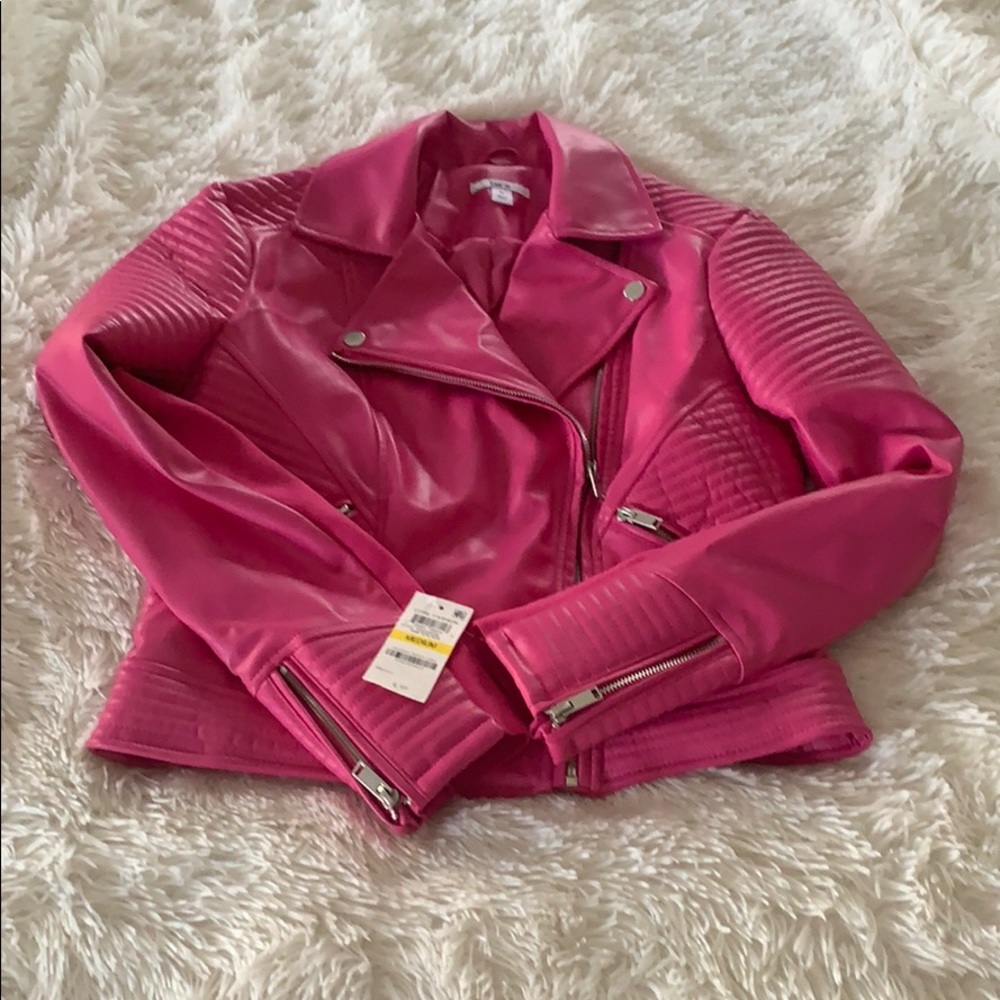 Bar III Quilted Moto Jacket